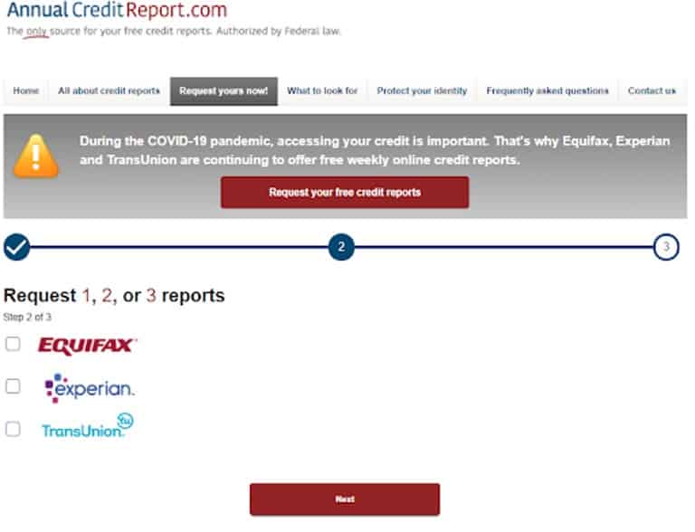 how to get free credit report 3
